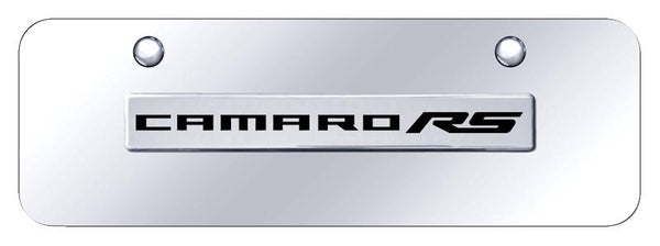 Chevrolet Camaro RS Chrome on Chrome 3D Bar Mini License Plate - CMRRS.N.CCM