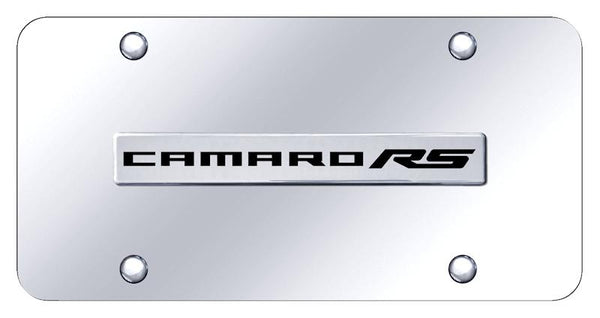 Chevrolet Camaro RS Chrome on Chrome 3D Bar License Plate - CMRRS.N.CC