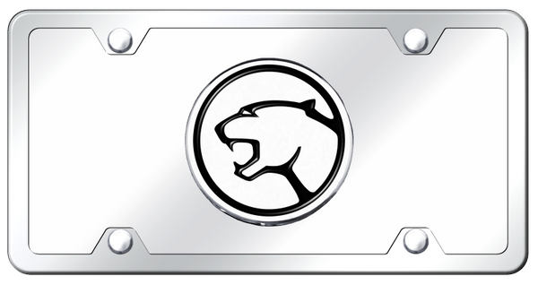 Mecury Cougar Plate Kit - Chrome on Mirrored License Plate - COU.CCK