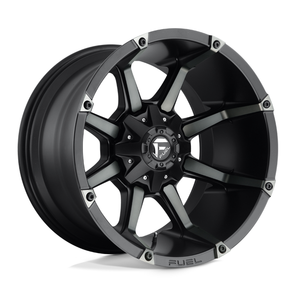 Fuel 1PC D556 COUPLER MATTE BLACK DOUBLE DARK TINT Wheels for 2013-2023 FORD F-250 F-350 SUPER DUTY [] - 20X10 -12 mm - 20"  - (2023 2022 2021 2020 2019 2018 2017 2016 2015 2014 2013)