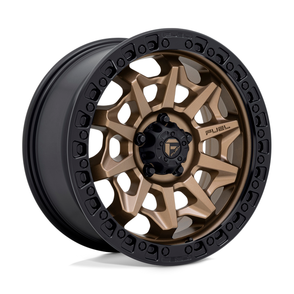 Fuel 1PC D696 COVERT MATTE BRONZE BLACK BEAD RING Wheels for 2013-2018 ACURA MDX [] - 18X8.5 35 mm - 18"  - (2018 2017 2016 2015 2014 2013)