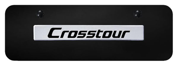 Honda CrossTour Chrome on Black 3D Bar Mini License Plate - CRT.N.CBM