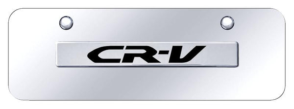 Honda CRV Chrome on Chrome 3D Bar Mini License Plate - CRV.N.CCM