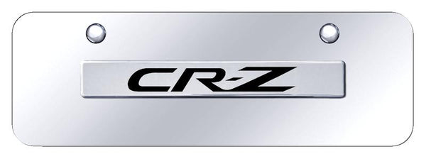 Honda CRZ Chrome on Chrome 3D Bar Mini License Plate - CRZ.N.CCM