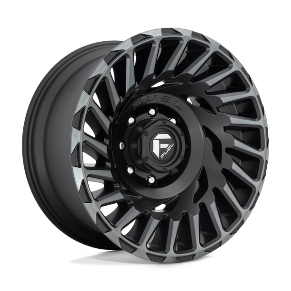 Fuel 1PC D683 CYCLONE MATTE MACHINED DOUBLE DARK TINT Wheels for 2013-2023 FORD F-250 F-350 SUPER DUTY [] - 20X10 -18 mm - 20"  - (2023 2022 2021 2020 2019 2018 2017 2016 2015 2014 2013)