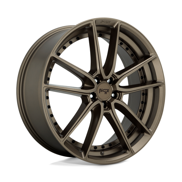 Niche 1PC M222 DFS MATTE BRONZE Wheels for 2013-2018 ACURA MDX [] - 22X9 38 mm - 22"  - (2018 2017 2016 2015 2014 2013)