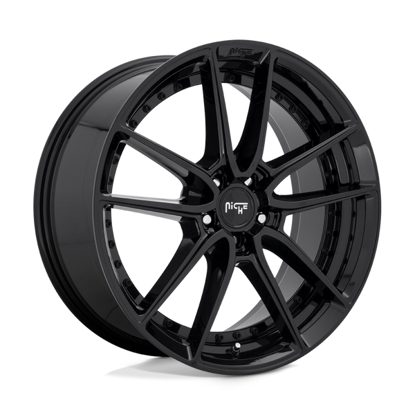 Niche 1PC M223 DFS GLOSS BLACK Wheels for 2009-2014 ACURA TL [] - 20X9 35 mm - 20"  - (2014 2013 2012 2011 2010 2009)