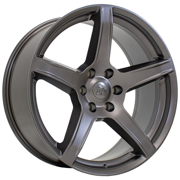 OE Wheels DG22 Satin Gunmetal Wheels for 2021-2022 GMC YUKON [] - 22x9.5 9 mm - 22"  - (2022 2021)