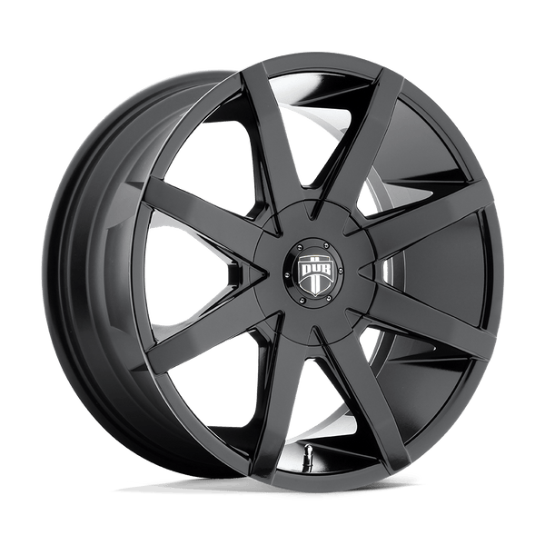 DUB 1PC S110 PUSH GLOSS BLACK Wheels for 2014-2020 ACURA RLX [] - 20X8.5 35 mm - 20"  - (2020 2019 2018 2017 2016 2015 2014)