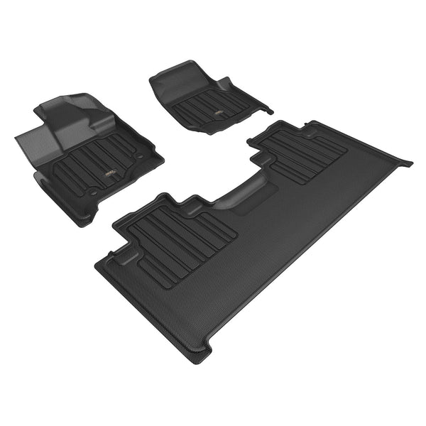 3D MAXpider ELITECT Floor Mat for 2015-2022 FORD F-150  - BLACK - 1ST ROW 2ND ROW - E1FR10101809 [2022 2021 2020 2019 2018 2017 2016 2015]