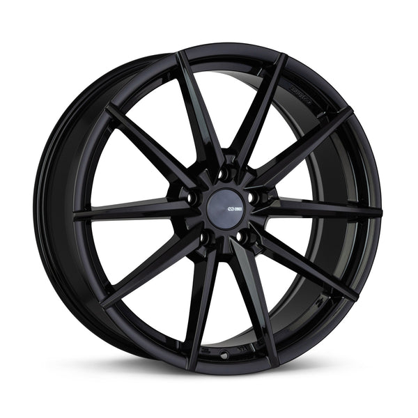 Enkei HORNET Gloss Black Wheels for 2017-2022 ACURA ILX [] - 18x8 35 mm - 18"  - (2022 2021 2020 2019 2018 2017)