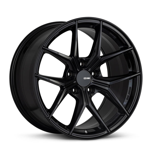 Enkei TSR-X Gioss Black Wheels for 2013-2022 SUBARU BRZ [] - 18x8 45 mm - 18"  - (2022 2021 2020 2019 2018 2017 2016 2015 2014 2013)