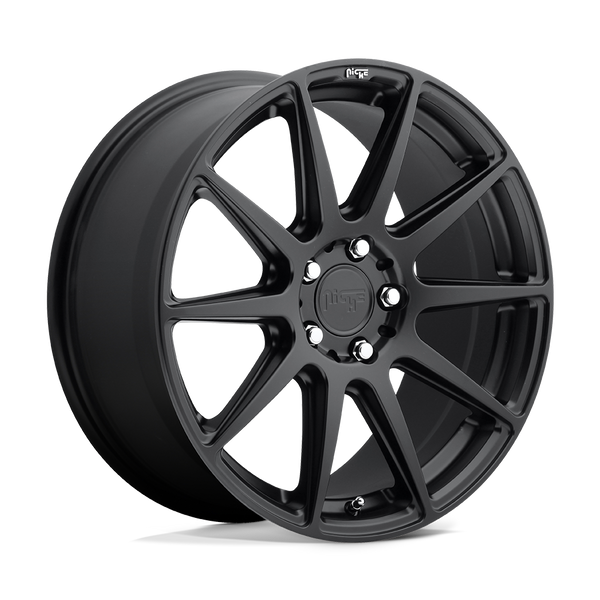 Niche 1PC M147 ESSEN MATTE BLACK Wheels for 2014-2020 ACURA RLX [] - 19X8.5 35 mm - 19"  - (2020 2019 2018 2017 2016 2015 2014)