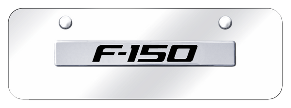 Ford F-150 Mini Plate - Chrome on Mirrored License Plate - F15.CCM