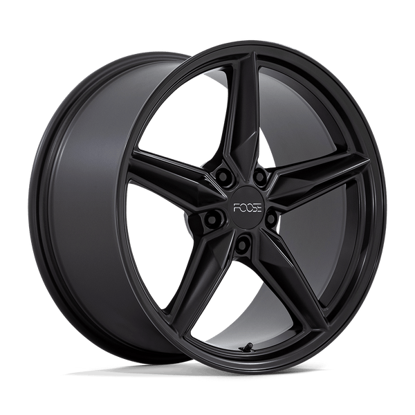 Foose 1PC F175 CF8 MATTE BLACK Wheels for 2014-2022 LAND ROVER RANGE ROVER SUPERCHARGED [] - 19X9.5 45 MM - 19"  - (2022 2021 2020 2019 2018 2017 2016 2015 2014)