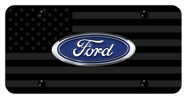 Ford Ford License Plate - UV Subdued Flag License Plate - FOR.UF1