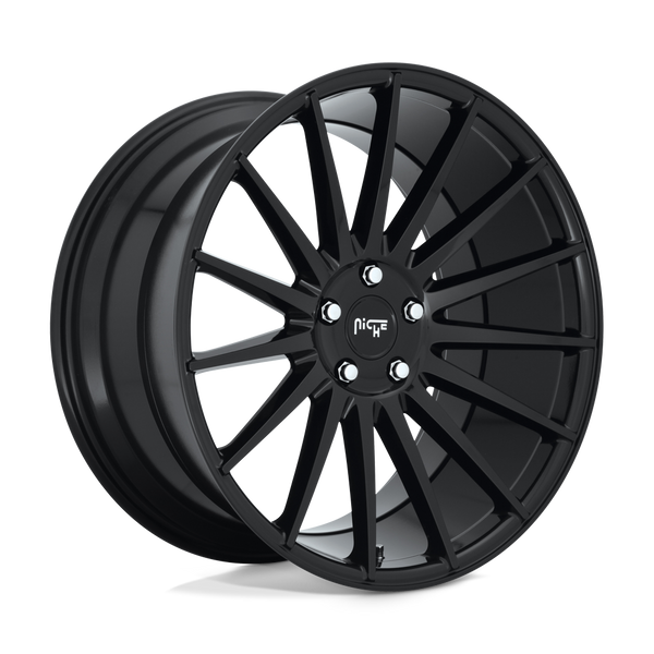 Niche 1PC M214 FORM GLOSS BLACK Wheels for 2014-2020 ACURA RLX [] - 20X8.5 35 mm - 20"  - (2020 2019 2018 2017 2016 2015 2014)