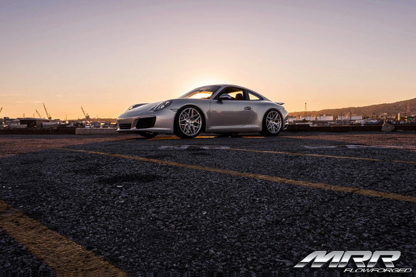 MRR Wheels FS01 for 1999-2004 Porsche 911 Carrera Coupe 2-Door - 19" [Liquid Silver] - [Front and Rear] - (2004 2003 2002 2001 2000 1999)