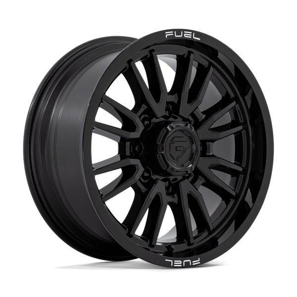 Fuel 1PC D760 CLASH GLOSS BLACK Wheels for 2013-2023 FORD F-250 F-350 SUPER DUTY [] - 20X9 20 mm - 20"  - (2023 2022 2021 2020 2019 2018 2017 2016 2015 2014 2013)