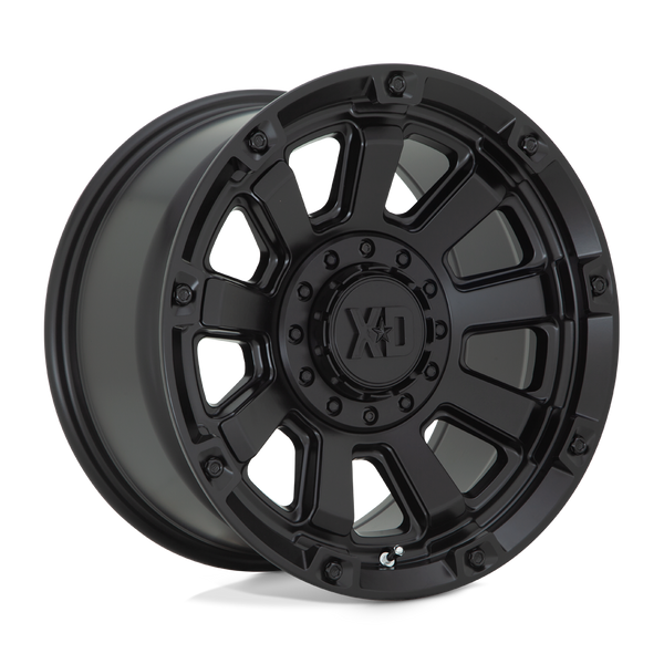 XD XD852 GAUNTLET SATIN BLACK Wheels for 2013-2023 FORD F-250 F-350 SUPER DUTY [] - 20X9 0 mm - 20"  - (2023 2022 2021 2020 2019 2018 2017 2016 2015 2014 2013)