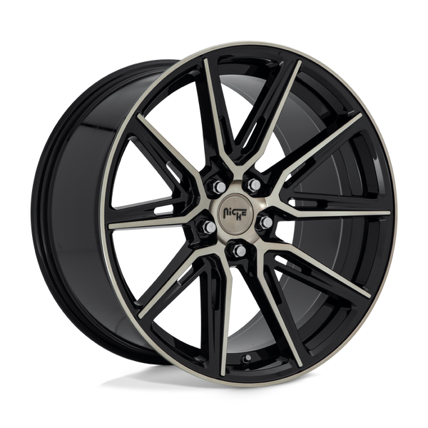 Niche 1PC M219 GEMELLO GLOSS MACHINED DOUBLE DARK TINT Wheels for 2013-2018 ACURA MDX [] - 20X9 35 mm - 20"  - (2018 2017 2016 2015 2014 2013)