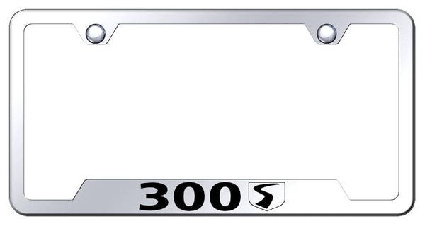 Chrysler 300S Stainless Steel Notched Laser Etched License Frame - GF.30S.EC