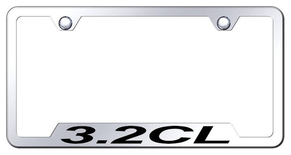Acura 3.2 CL Stainless Steel Notched Laser Etched License Frame - GF.32C.EC