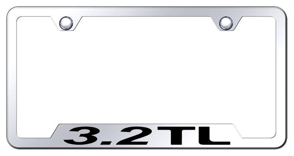 Acura 3.2 TL Stainless Steel Notched Laser Etched License Frame - GF.32T.EC