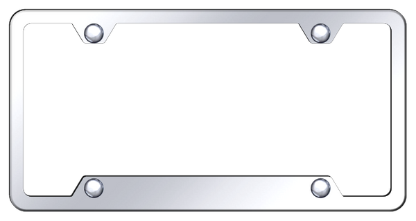 Blank Cut-Out Frame - Mirrored License Plate Frame - GF.464.C