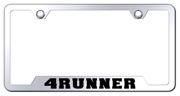 Toyota 4Runner Stainless Steel Notched Laser Etched License Frame - GF.4RU.EC