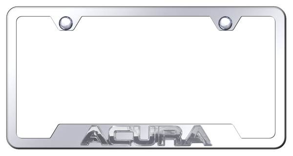 Acura Acura OEM Cut-Out Frame - Chrome on Mirrored License Plate Frame - GF.ACU.CC