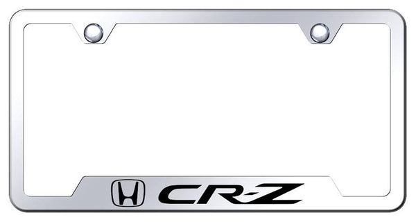 Honda CRZ Stainless Steel Notched Laser Etched License Frame - GF.CRZ.EC