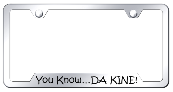 DA KINE Cut-Out Frame - Laser Etched Mirrored License Plate Frame - GF.DAKINE.EC