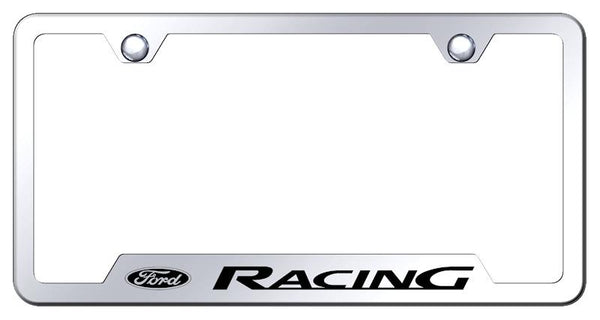 Ford Ford Racing Stainless Steel Notched Laser Etched License Frame - GF.FORR.EC