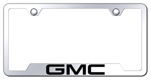 GMC GMC Stainless Steel Notched Laser Etched License Frame - GF.GMC.EC