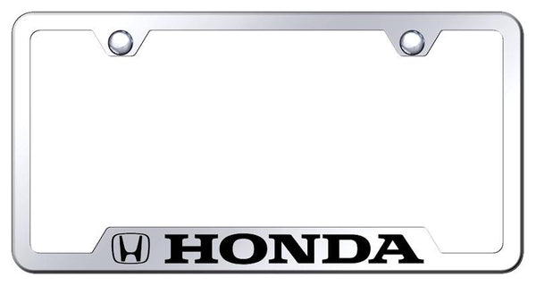 Honda Honda Stainless Steel Notched Laser Etched License Frame - GF.HON.EC