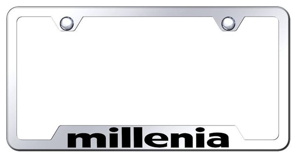 Mazda Millenia Stainless Steel Notched Laser Etched License Frame - GF.MIL.EC