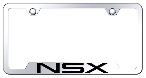 Acura NSX Stainless Steel Notched Laser Etched License Frame - GF.NSX.EC