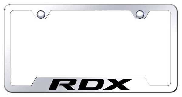 Acura RDX Stainless Steel Notched Laser Etched License Frame - GF.RDX.EC