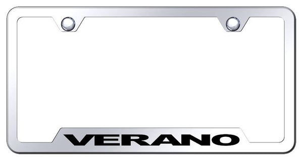 Buick Verano Buick Stainless Steel Notched Laser Etched License Frame - GF.VERA.EC