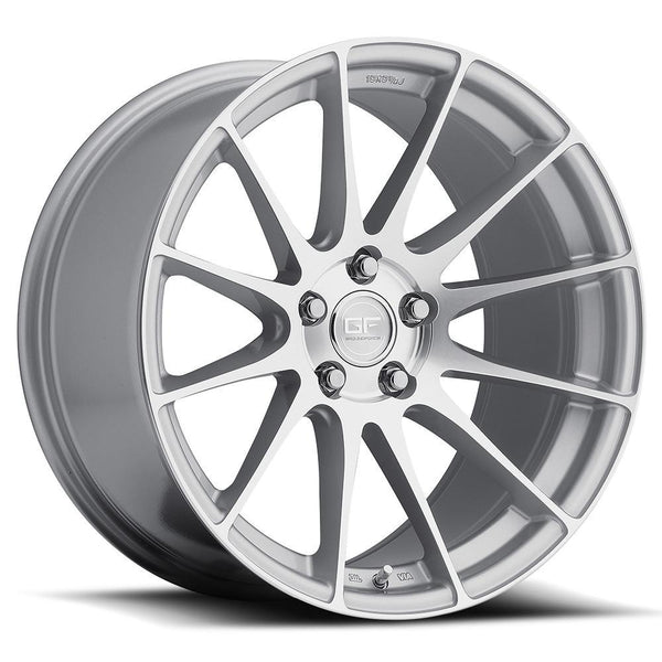 MRR Wheels GF06 for 2009-2017 Acura TL - 19" [Machined Silver] - [Front and Rear] - (2017 2016 2015 2014 2013 2012 2011 2010 2009)