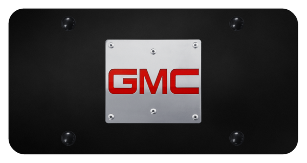 GMC GMC (Only) License Plate - Brushed on Black License Plate - GMC.2.SB