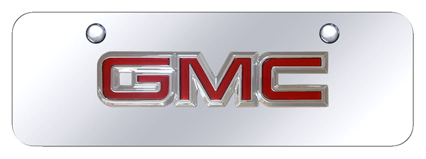 GMC GMC OEM Mini Plate - Chrome on Mirrored License Plate - GMC.OEM.CCM