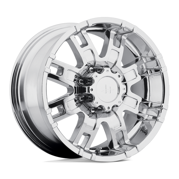 Helo HE835 CHROME Wheels for 2019-2022 CHEVROLET SILVERADO 1500 [] - 22X9.5 18 MM - 22"  - (2022 2021 2020 2019)