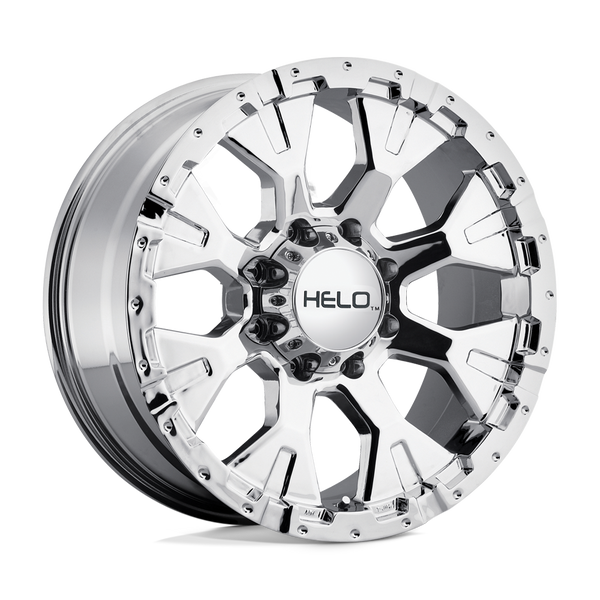 Helo HE878 CHROME Wheels for 2011-2023 CHEVROLET SILVERADO 2500HD 3500HD [] - 17X9 -12 mm - 17"  - (2023 2022 2021 2020 2019 2018 2017 2016 2015 2014 2013 2012 2011)