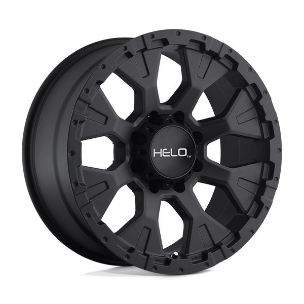 Helo HE878 SATIN BLACK Wheels for 1997-2006 JEEP WRANGLER [] - 16X9 -12 MM - 16"  - (2006 2005 2004 2003 2002 2001 2000 1999 1998 1997)