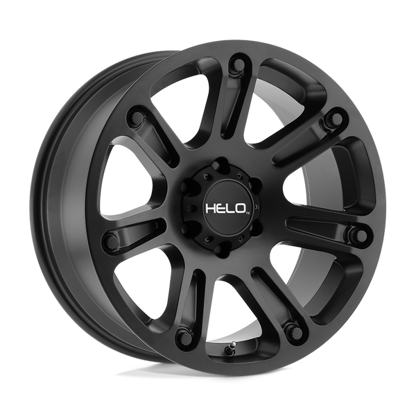 Helo HE904 SATIN BLACK Wheels for 2008-2015 NISSAN TITAN [] - 17X9 0 mm - 17"  - (2015 2014 2013 2012 2011 2010 2009 2008)