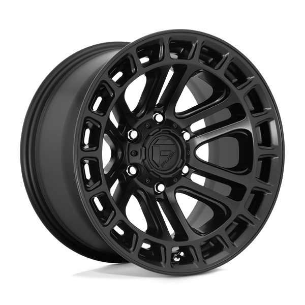 Fuel 1PC D718 HEATER MATTE BLACK Wheels for 2010-2020 FORD F-150 [] - 18X9 1 mm - 18"  - (2020 2019 2018 2017 2016 2015 2014 2013 2012 2011 2010)