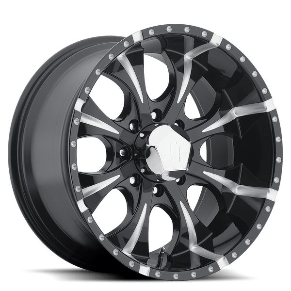 Helo HE791 MAXX GLOSS BLACK MILLED Wheels for 2022-2023 TOYOTA TUNDRA [] - 18X9 18 MM - 18"  - (2023 2022)