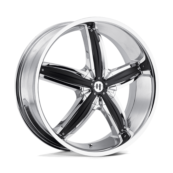 Helo HE844 CHROME PLATED WITH GLOSS BLACK ACCENTS Wheels for 2013-2018 ACURA MDX [] - 18X8 40 mm - 18"  - (2018 2017 2016 2015 2014 2013)